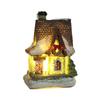 Christmas Village LED Lighted Village Houses,Christmas Village Collection Indoor Room Decor Collectible Buildings