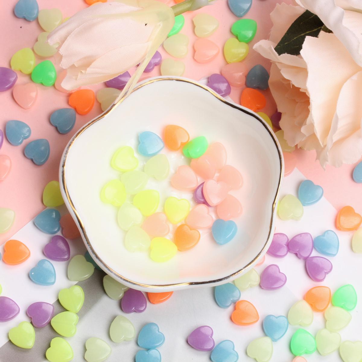 

200 шт. для ожерелья, браслета, сережек, изготовления ювелирных изделий, желейный цвет, сплошной цвет, акриловые «любовь», свободные бусины, креативные материалы ручной работы