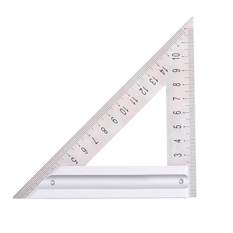 GREENER Angle Ruler 120mm/180mm Stainless Triangle Ruler for Carpentry Woodworking Measuring Tools Measurement Ruler