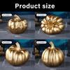 Gold Pumpkin Autumn Decors Decorative Pumpkin for Halloween Thanksgiving Table Centerpieces Mantles Bowl Party Wedding HX6C