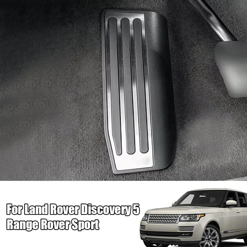 1pc Auto Interior Accessories Car Replaceable Foot Rest Pedal Non-slip Pad Cover for Land Rover Discovery 5 Range Rover Sport