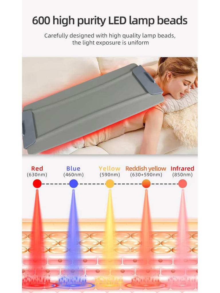 LED Silicone Red Light Therapy Panel for Skin Rejuvenation
