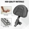 Motorcycle Accessories Adjustable Plug-in Driver Backrest PU Leather Fit For Harley Touring Road King Special FLHRXS 2017-2025