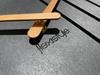 Asymmetry wooden wall clock 30cm black