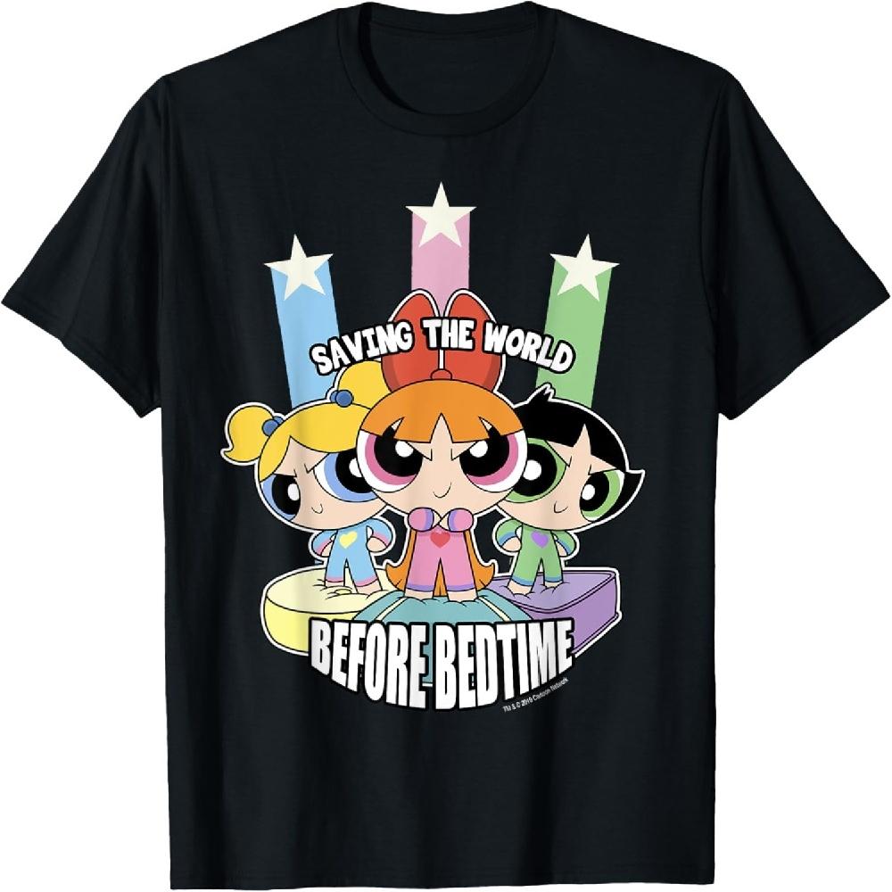CN The Powerpuff Girls Saving The World Before Bedtime T-Shirt XXXXXL чёрный