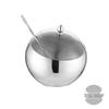 Korean-Style Stainless Steel Slanted Bowl for Hot Pot and Self-Service Seasoning