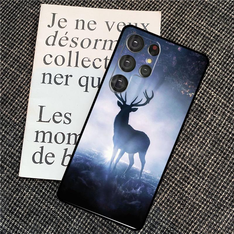 Animal Deer Case For Samsung Galaxy S24 S25 Ultra S20 S21 S22 S23 Ultra S9 S10 Plus S25 FE Back Cover