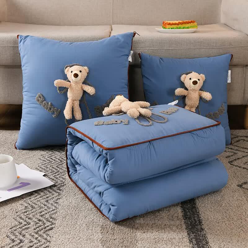 HMHM Thickened 2-in-1 Car Pillow and Blanket