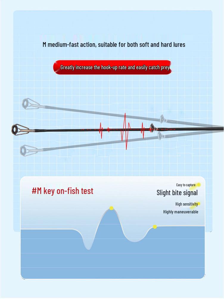 Long Cast Sea Fishing Rod Set - M Action for Big Game