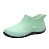 Women's Korean Style Non-slip Cotton Rain Boots - Short, Waterproof, Low-top, Fashionable with Thick Sole