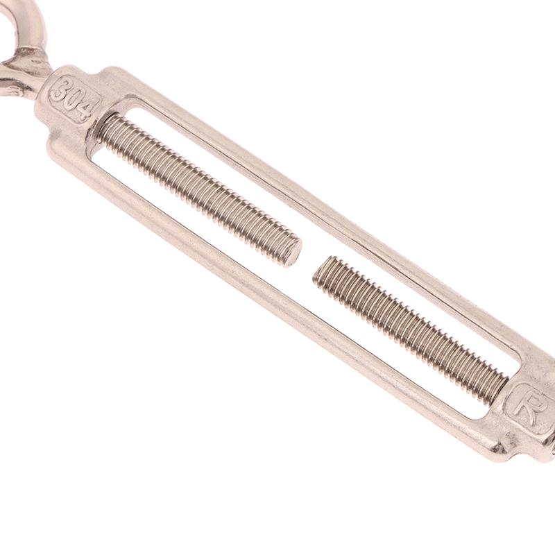 1Pc Oc/Oo/Cc Type M4 M5 M6 M8 Stainless Steel 304 Adjust Chain Rigging Hooks Eye Turnbuckle Wire Rope Tension Device