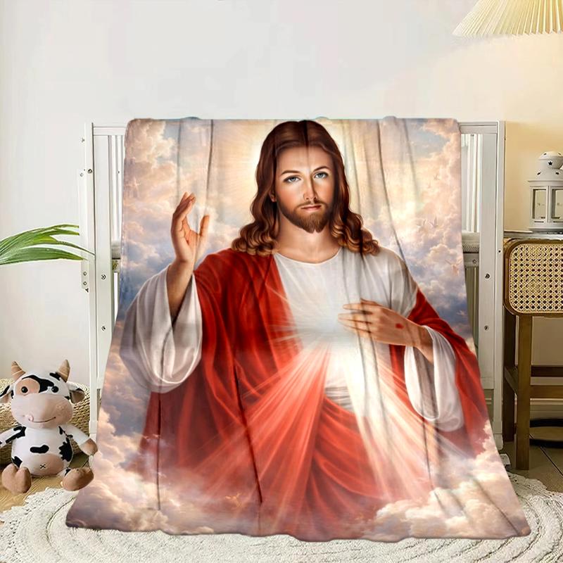 Sacred Heart Of Jesus Blanket Flannel Blanket Throw Blanket Sofa Cover Blanket Soft Premium Blanket Picnic Blanket Tv Blanket Gifts