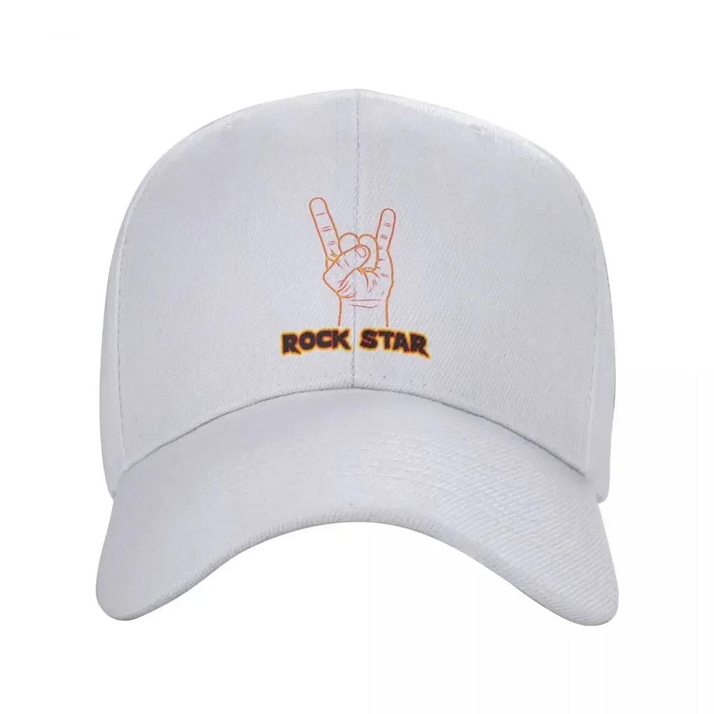 Custom Punk Gesture Rock Star Baseball Cap Unisex Women Adjustable Heavy Metal Music Dad Hat Streetwear Snapback Caps