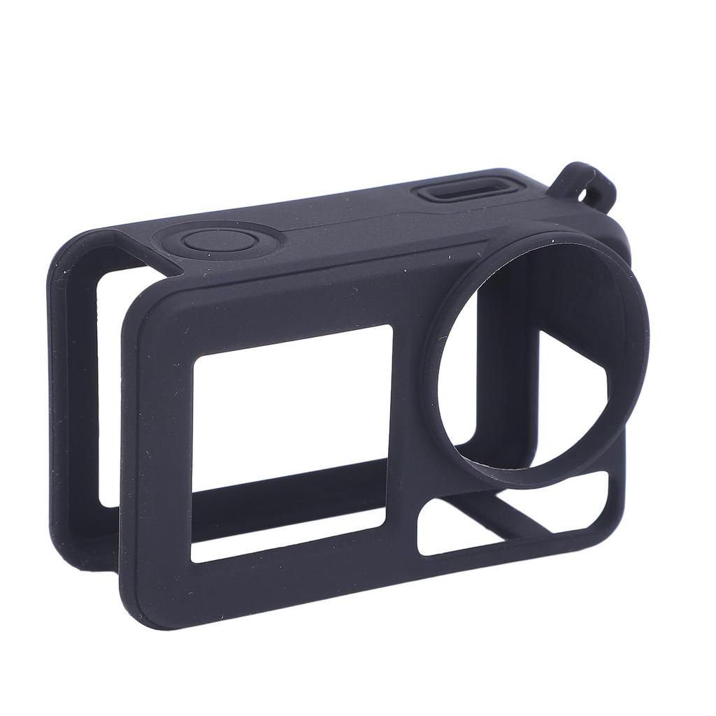 Silicone Case for Action 5 Pro Washable Soft Anti Collision Sports Camera Silicone Cover with Lens   Lanyard