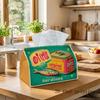 1pc Sardine Can Design Multi-Use Tissue Holder Featuring The Original Phrase, Perfect for Workplaces, Dining Areas, Indoor Settings, Great for Eaterie