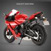 1/12 YAMAHA YZF-R1 Alloy Racing Motorcycle Model Diecast Street Sports Motorcycle Model Simulation Sound Light Kids Toys Gift