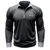Autumn And Winter Men's New Casual Long Sleeved Contrasting Polo Shirt Shirt