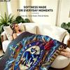 1PC Chelsea F Custom Name Patterned Flannel Blanket Suitable For All Seasons for Home Decor Warmth and Comfort Gifts Holiday Present