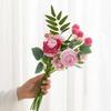 Artificial Flower Rose Bouquet For Wedding Decor Living Room Decoration, Wedding Hand Held Flower Simulation Rose Wedding Bouque