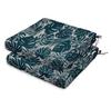 Vargottam Perfect Outdoor Indoor Square Corner Seat Cushions Water-Resistant Lounge Chair 18.5" X 16" Home Office Patio Furniture