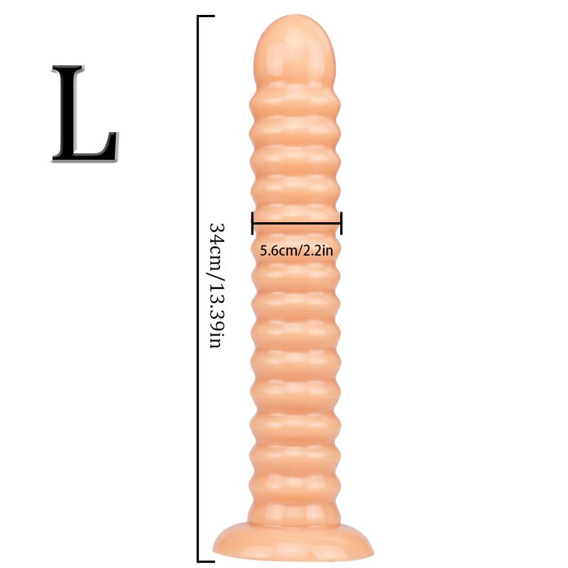 Screw Thread Dildo Suction Cup Soft Dick for Women Erotic Anal Sex Toys Clitori Vaginal Masturbators Penis