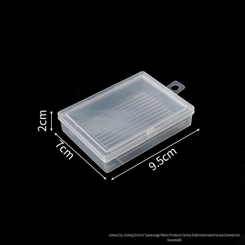 Aufbewahrungsbox aus transparentem Kunststoff mit 24 Fächern für Nailart, Strasssteine, Perlen und Schmuckzubehör