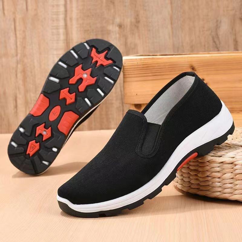 Cloth shoes tire sole non-slip wear-resistant shoes handmade shoes work breathable spring and autumn pure handmade