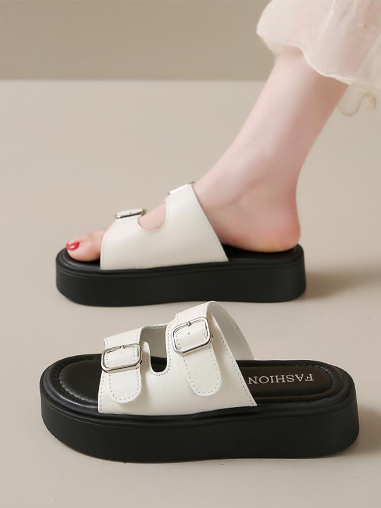 Fashion Beach Shoes Woman's Slippers Platform Luxury Slides Sabot 2025 Soft Summer Designer Fashion Slippers Casual Summer Women's Shoes