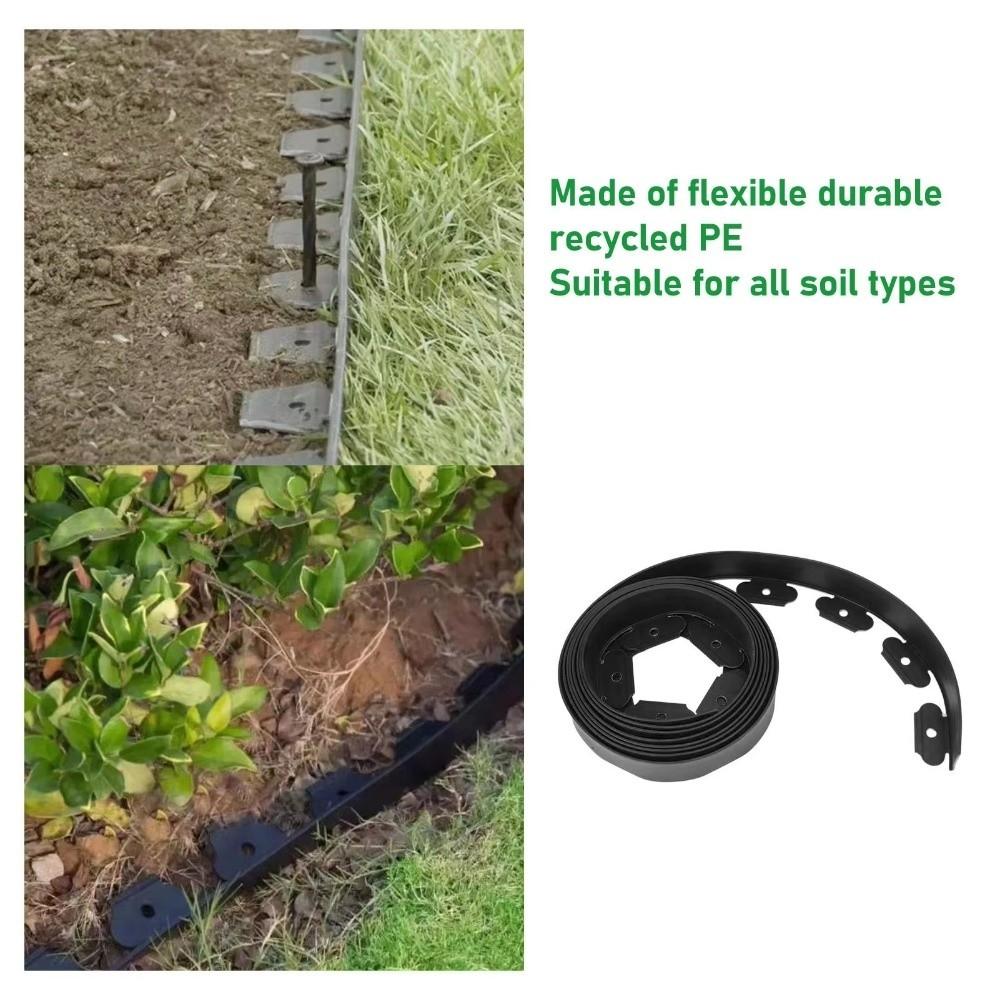 Easy Install Garden Barrier Heavy Duty Garden Edge Border Lawn Edging Tape Lawn Greening