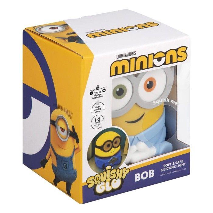 Lampe - PALADONE PRODUCTS - Minions - Squishy Glo Bob 15 cm - Jaune - LED - Enfant