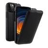 Genuine Leather Flip Cover for Apple iPhone 15 Pro Max, 14 Pro, 13, and 12 Plus