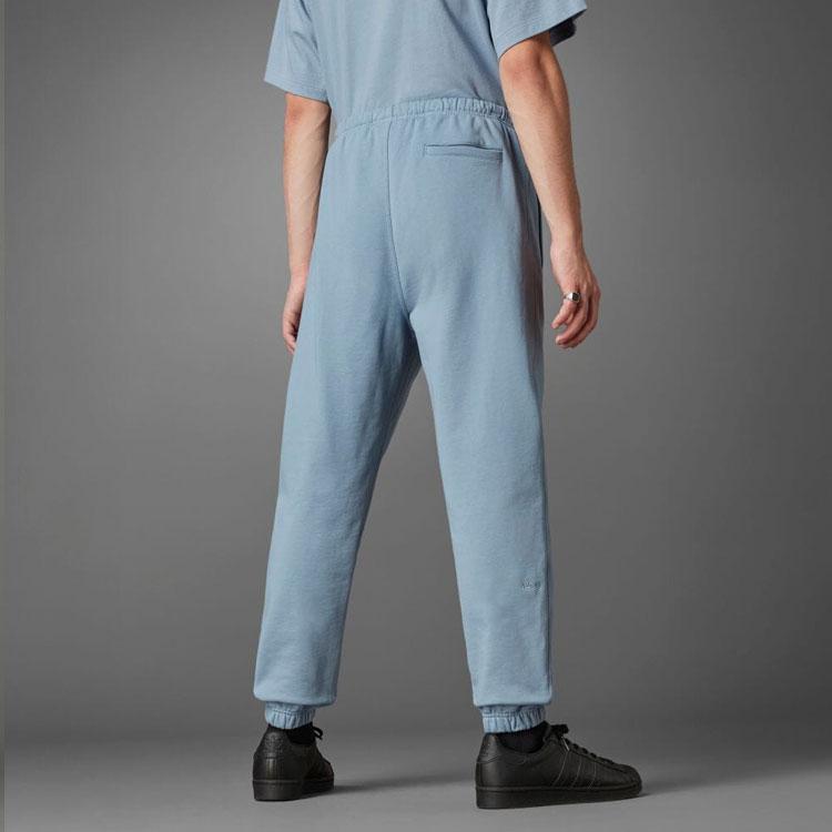 Adidas Originals Trefoil Logo Solid Joggers Men Bottoms Blue HD4817