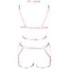 Women's Cropped Punk Harness Belt Stretch Stretch Gothic Garter Rave Sex Lingerie