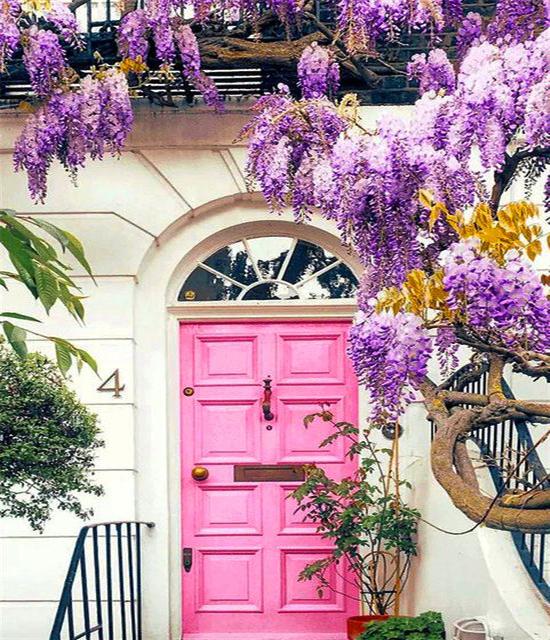 RUOPOTY Painting By Numbers Candy House Wall Art Hand Painted Unique Gift Picture By Number Scenery Decoration