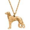 Saluki British-made Art Dog Pendant Necklace Collection