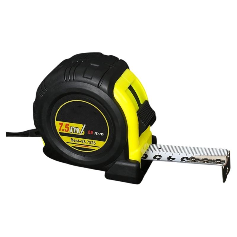 Convenient Tape Measure Carbon Work Retractable Ruler Woodworking Ruler Tool