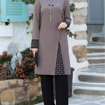 New Dubai Abaya: Two-Piece Set for Arab and Southeast Asian Women