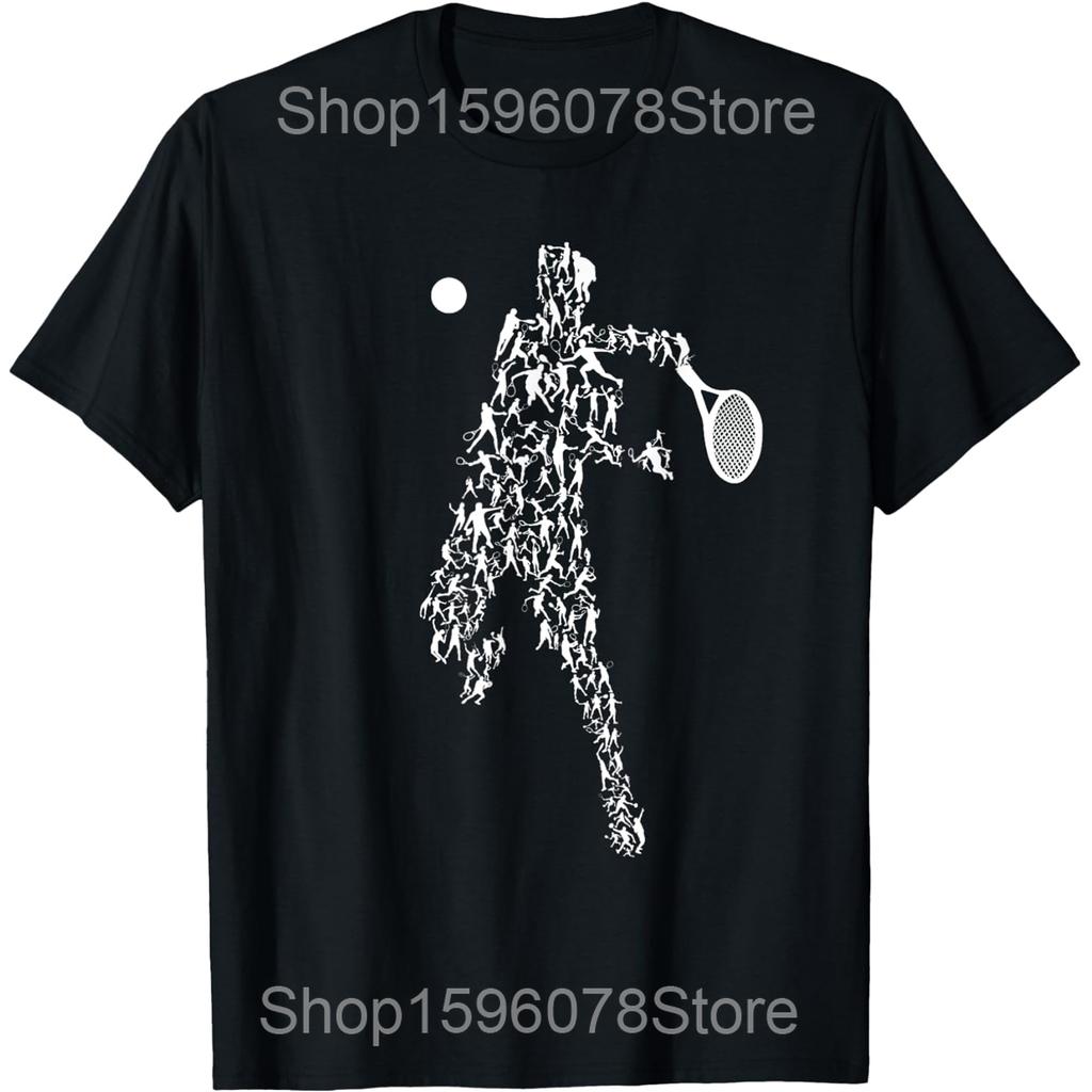 Love Tennis Player Teen Sports Funny Racket T Shirts Men Cotton Humor Streetwear Tee Shirt Short Sleeve Unisex Loose Clothing