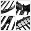 Gloss Black Front Grill Grille Fit BMW 7 Series G11 G12 2019-2022 Single Slat