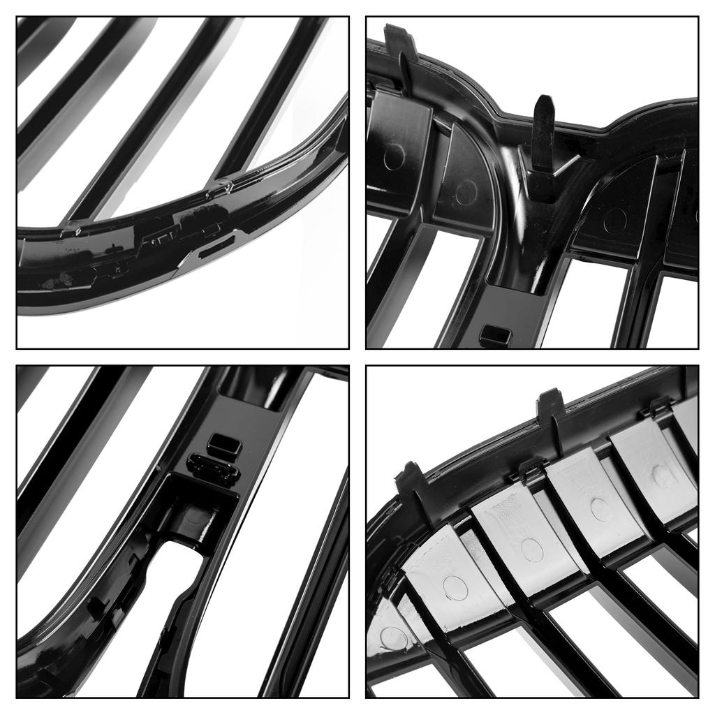 Gloss Black Front Grill Grille Fit BMW 7 Series G11 G12 2019-2022 Single Slat