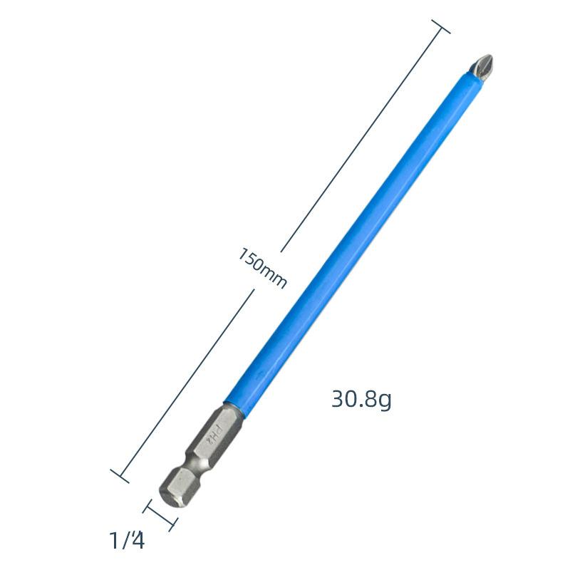 

7pcs 1/4 6.35mm PH2 Anti Slip Electric Screwdriver Hex Shank Alloy Steel Magnetic Cross Phillips Head Screwdriver Bit Set