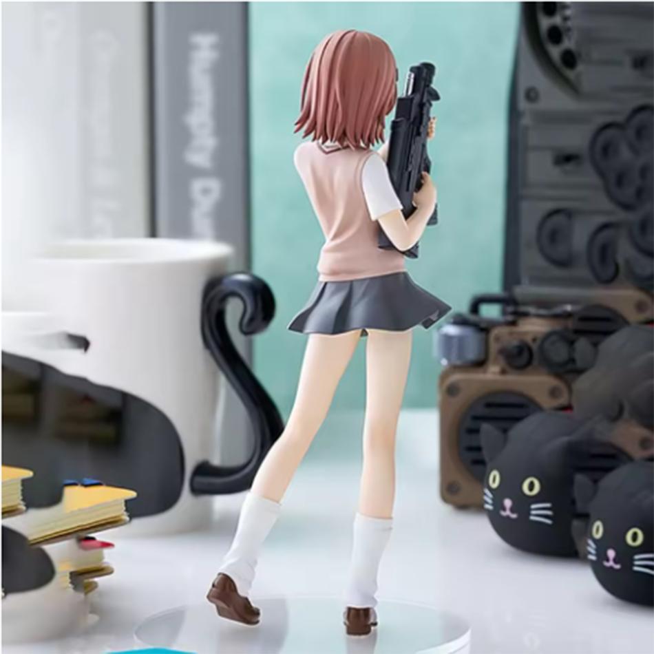 Misaka Mikoto Figure Anime A Certain Magical Index Railgun Anime Girl PVC Action Figures Model Anime Cartoon Birthday Gift
