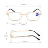 Men Reading Glasses Folding Metal Retro Computer Glasses With Case Silver Gold Magnifying Glasses +1.0 1.5 2.0 2.5 3.0 3.5 4.0