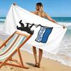 Hertha BSC Print Beach Towel, Large Soft Quick Dry Towel for Beach Camping Swimming