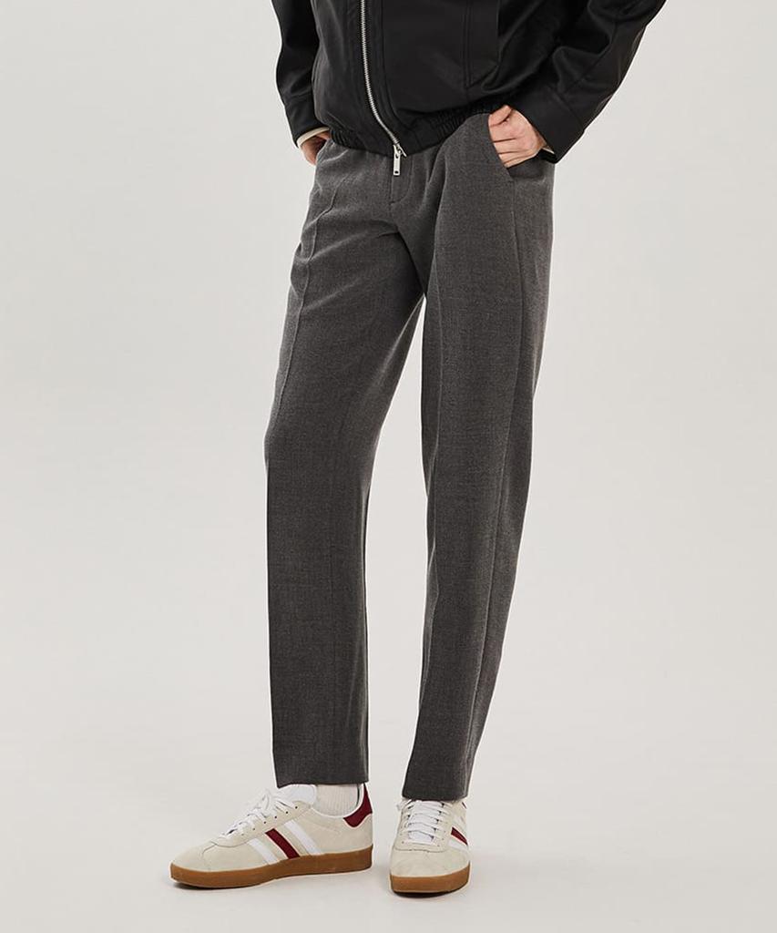 ADHOC Men'S T/R Tapered Pants (Ch-Grey) (Hzalp12-37)