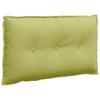 Back Cushion Light Green 80 X 19 X 50 Cm Fabric