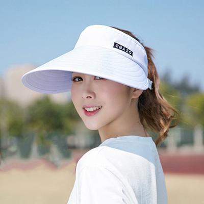 Visor Hat Wide Brim Travel Cycling For Women Women Cap Empty Top Hat Korean Style Hat Sun Hat