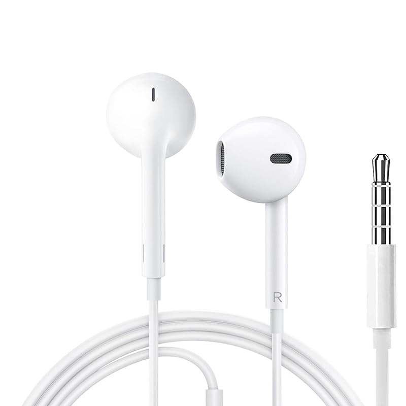 

Wired earphones [clear calls] HIFI sound quality Compatible with 3.5mm jack Built-in microphone No delay heavy bass Volume control Compatible with