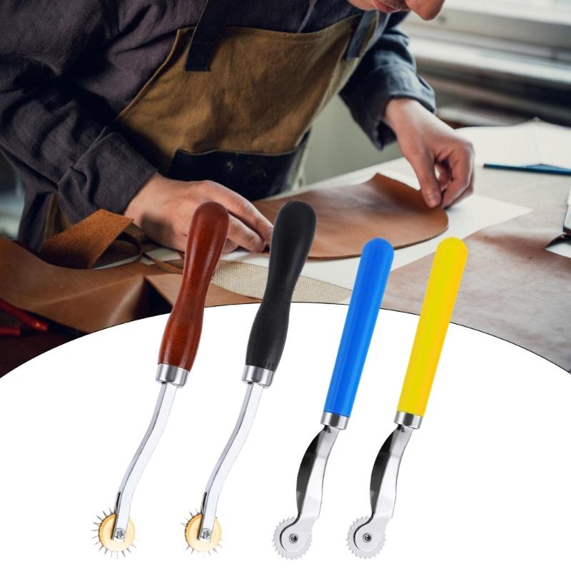 20Pcs Leather Needle Point Tracing Wheel, 2MM 4MM Tracing Wheel Sewing Tool Leather Stitching Marking Spacing Wheel Tool