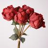 4 Flower 3 Buds Peony Artificial Flower Silk Petals Faux Flower Decorative Flower  Home Decoration